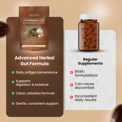 Arova - Wormwood Aged Black Walnut & Clove Softgels