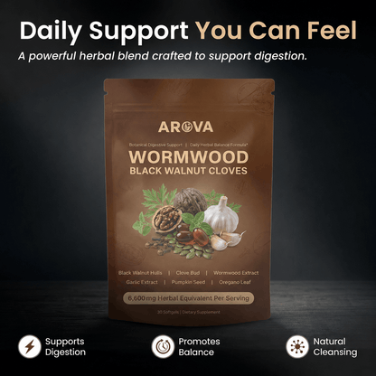 Arova - Wormwood Aged Black Walnut & Clove Softgels