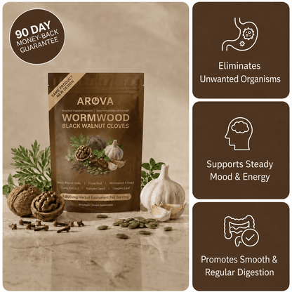 Arova - Wormwood Aged Black Walnut & Clove Softgels