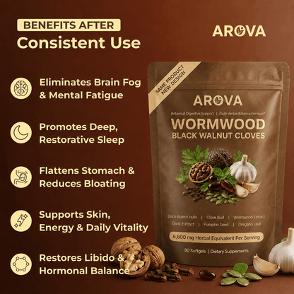 Wormwood Aged Black Walnut & Clove Softgels